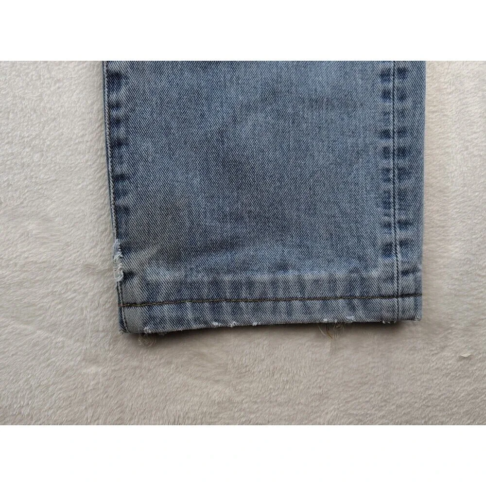 Pepe Jeans ORIGINAL PEPE COMFORT Jeans Y2K Distressed Relaxed Fit Size 36x33